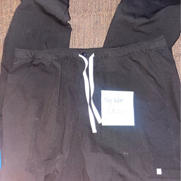 Mens Figs Black pants size XL - Picture 5 of 7